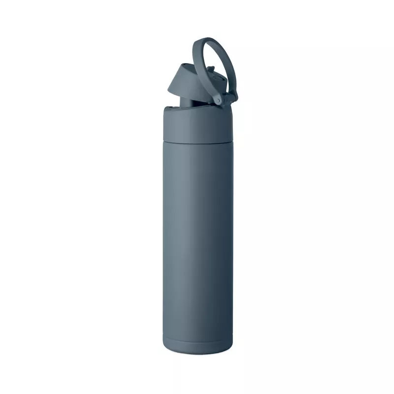 Butelka stalowa ze słomką 650 ml TOIEN ONE - Petrol (MO2989-20)