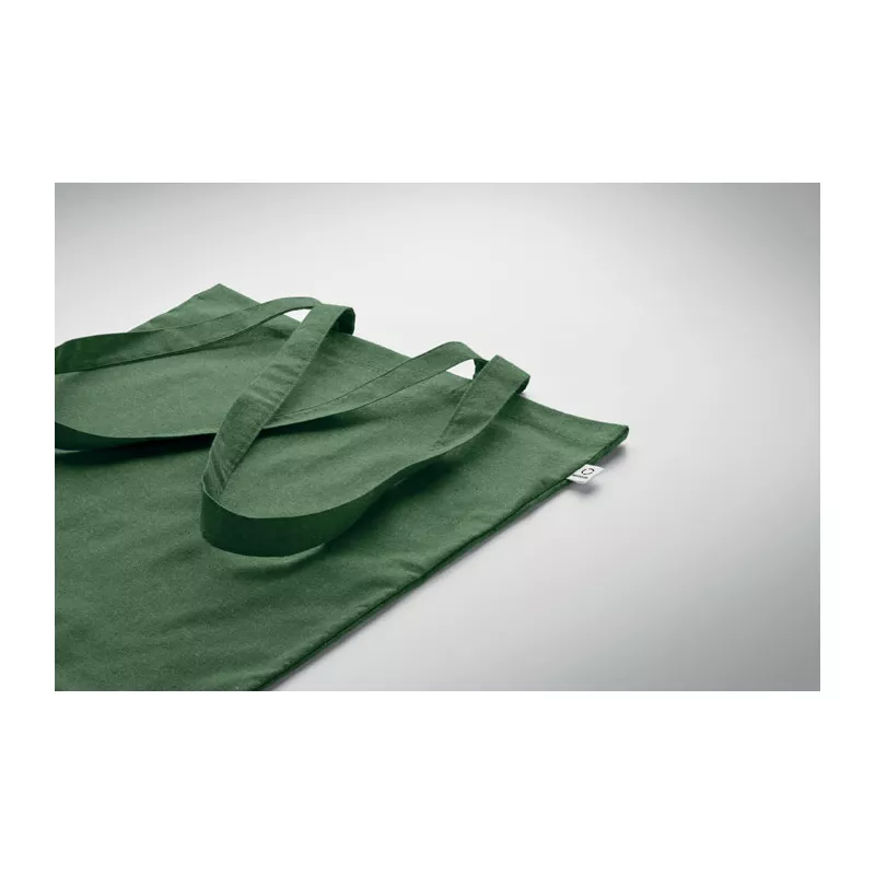 Torba z bawełny z recyklingu 140 g/m² VIVEKA COLOUR - Ciemnozielony (MO2302-60)