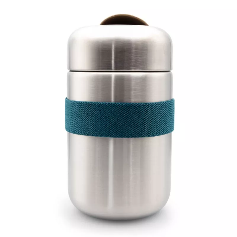 Próżniowy pojemnik na żywność 400 ml z łyżką Black+Blum - srebrny (P439.0533)