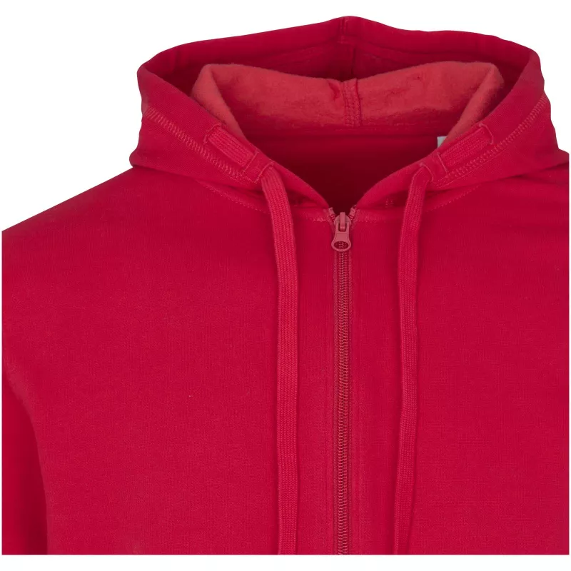 Jasper bluza unisex z kapturem z materiału organicznego pochodzącego z recyklingu z certyfikatem OCS, o gramaturze 280 g/m² - Czerwony (39666-RED)