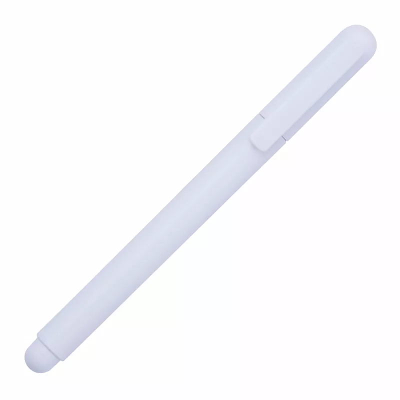 Długopis żelowy JUDITH - biały (1536606)