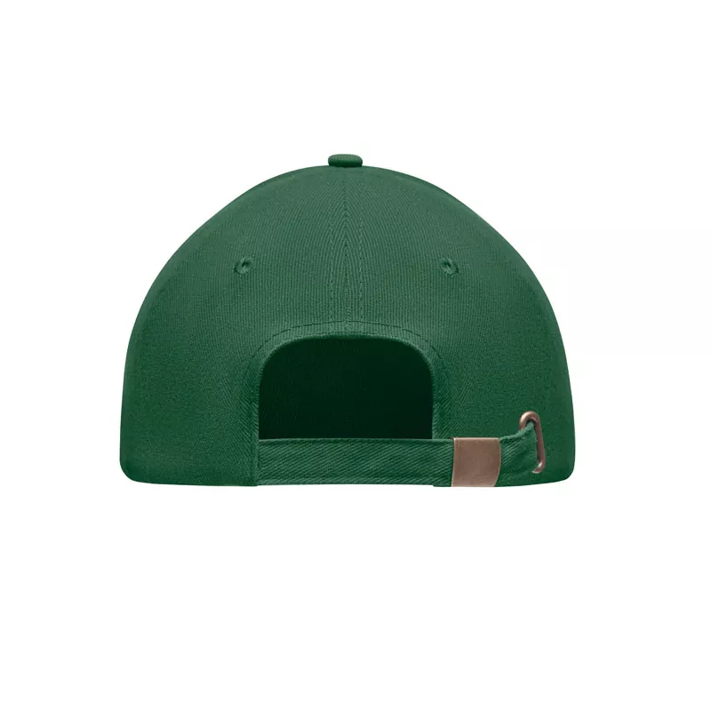 Czapka z daszkiem 6-panelowa 270 g/m² TEKAPO - Ciemnozielony (MO9643-60)