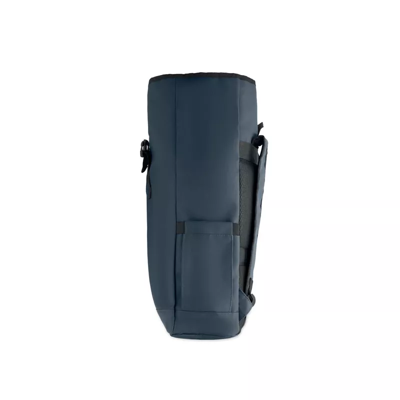 Plecak rolltop na laptop RPET 600D BANGKOK ROLL - Niebieski (MO2643-04)