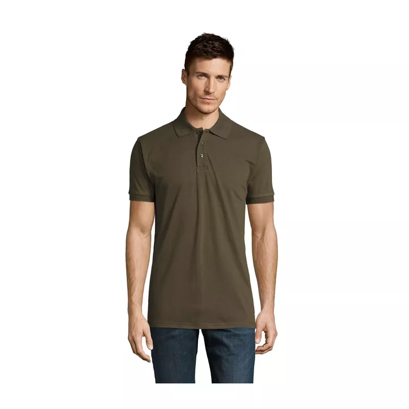 Koszulka polo męska 200 g/m² Sol's PRIME MEN - Army (S00571-AR)