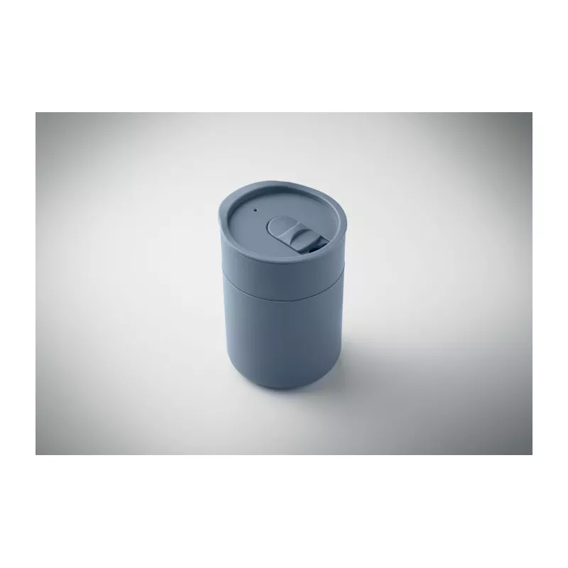 Kubek z PP z silikonową osłoną 330 ml GOBLET - Petrol (MO2773-20)