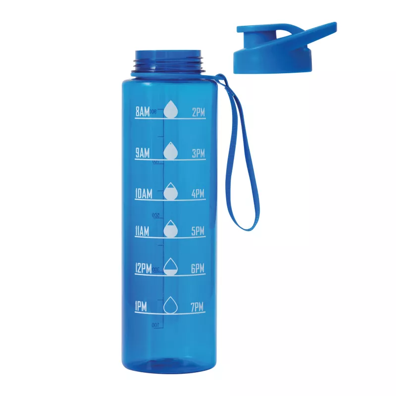 Sportowa butelka na wodę AQUA LEVEL - niebieski (56-0603187)