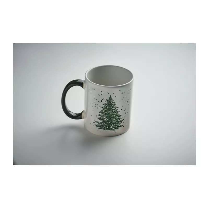 Kubek ceramiczny świąteczny 300 ml FESTIMUG - Zielony (CX1571-09)