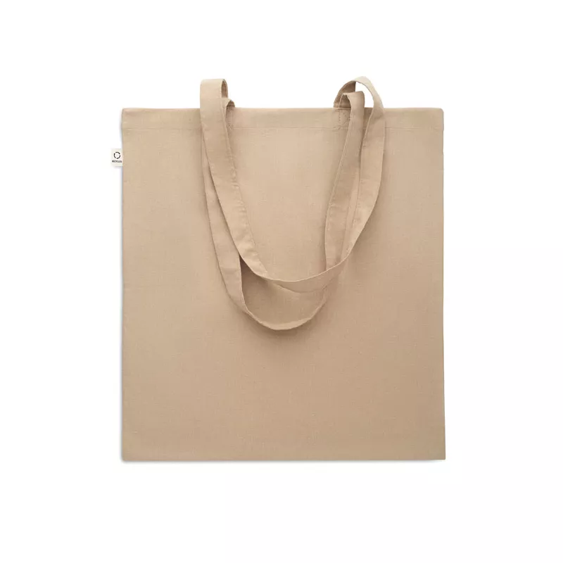 Torba z bawełny z recyklingu 140 g/m² VIVEKA COLOUR - Khaki (MO2302-39)