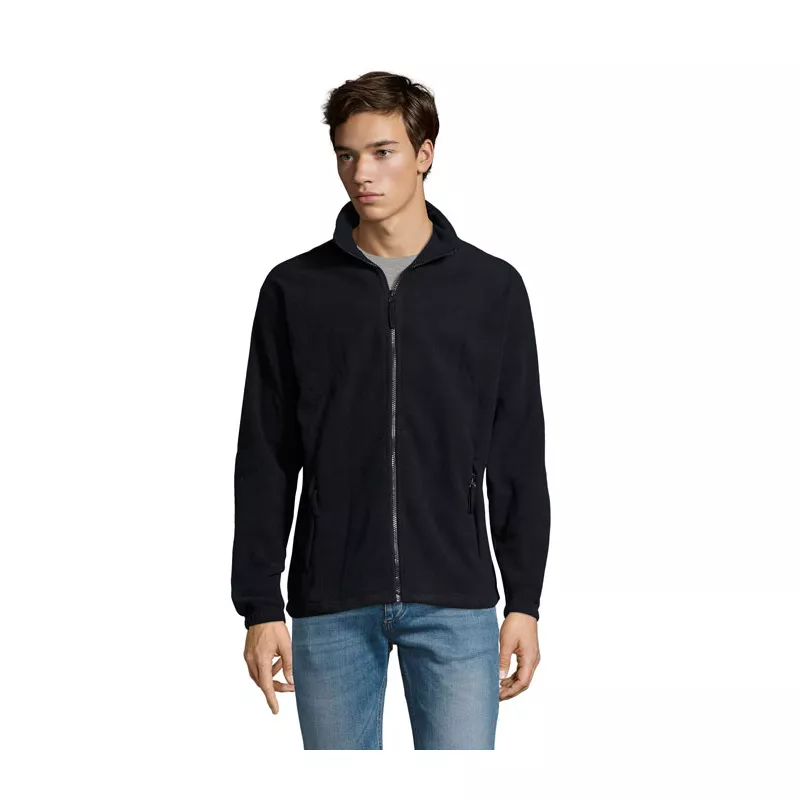 Bluza polarowa męska rozpinana 300 g/m² Sol's NORTH - Granatowy (S55000-NY)