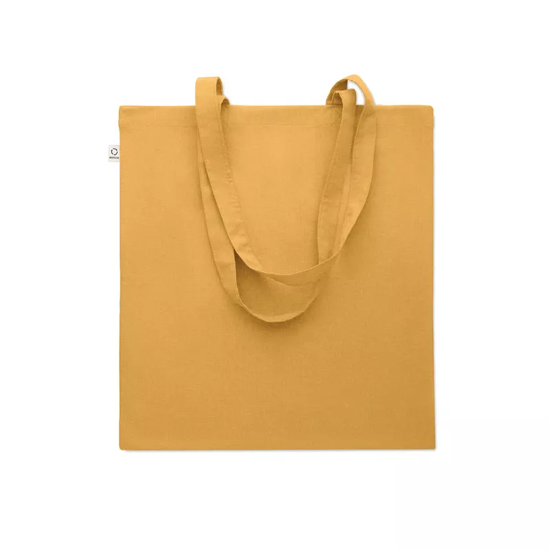 Torba z bawełny z recyklingu 140 g/m² VIVEKA COLOUR - Ochre (MO2302-78)