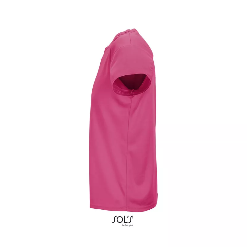Koszulka sportowa unisex 130 g/m² Sol's SPRINT - Ribbon Pink (S02995-PI)