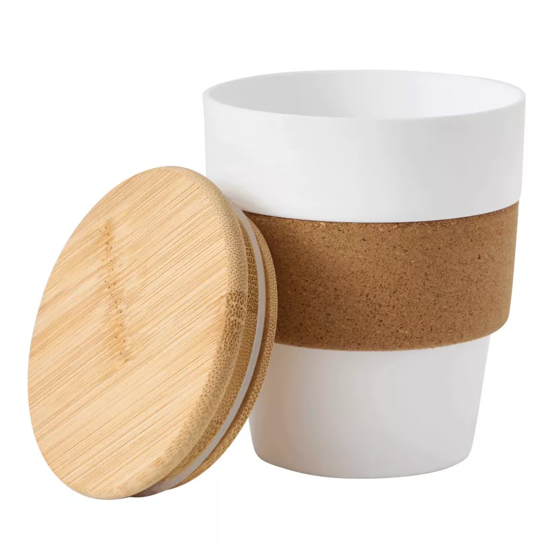 Kubek podróżny TRAVEL GRIP - biały (56-0304567)
