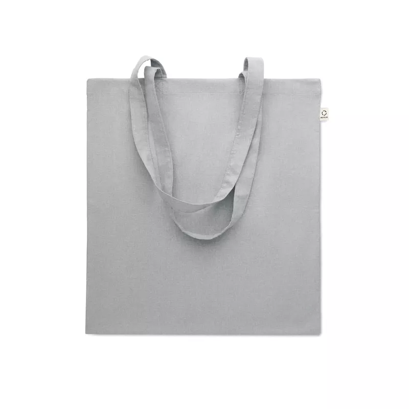 Torba z bawełny z recyklingu 140 g/m² VIVEKA COLOUR - Szary (MO2302-07)