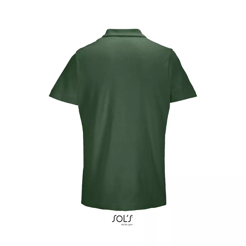 Koszulka polo unisex z czesanej bawełny Sol's PULSE - Ciemno-Zielony (S04502-BO)
