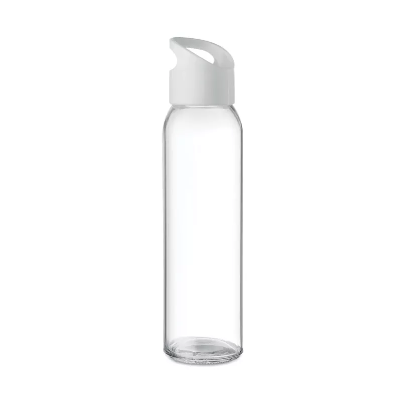 Butelka szklana z uchwytem 470 ml PRAGA - Bialy (MO9746-06)
