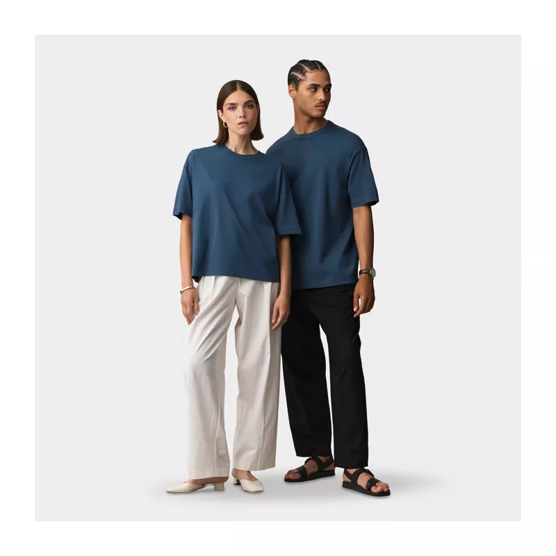Koszulka męska oversize 180 g/m² Sol's BOXY MEN - Azure (S03806-IR)