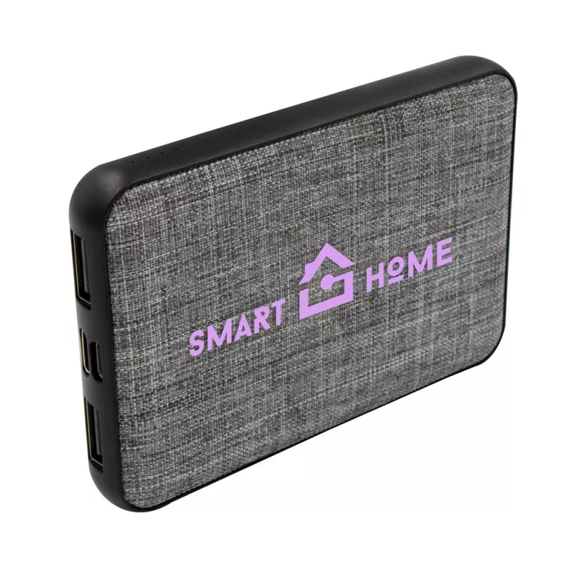 Power bank 5000 mAh RPET | Russo - szary (V8199-19)
