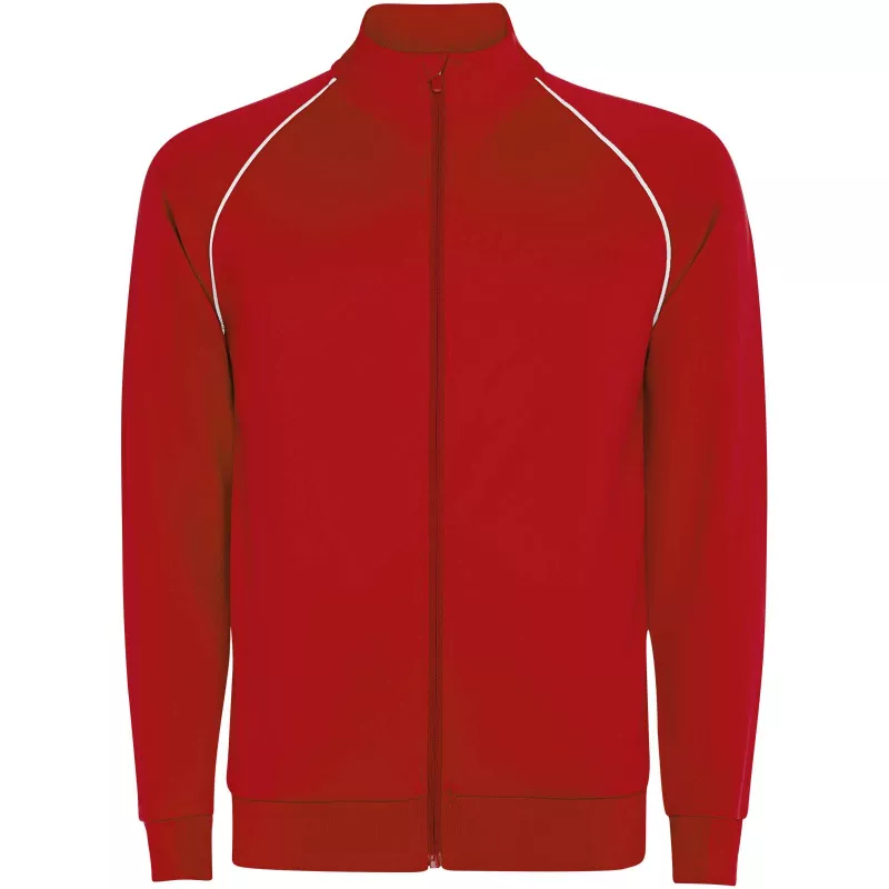 Męska bluza Valier z zamkiem błyskawicznym na całej długości - Czerwony (R0437-RED)