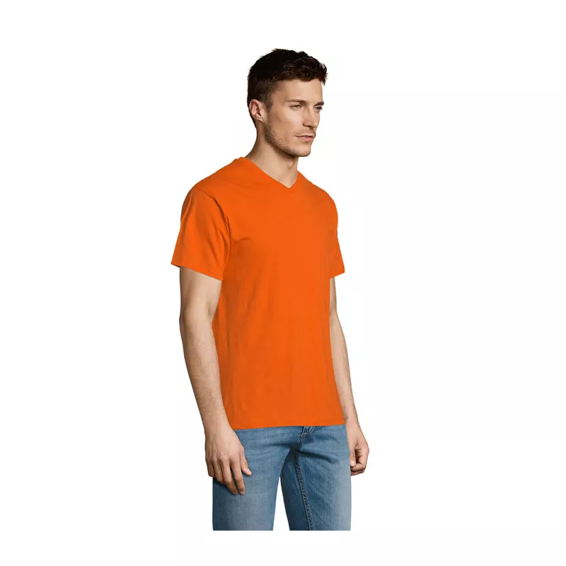Koszulka męska V-neck 150 g/m² Sol's VICTORY - Pomaranczowy (S11150-OR)