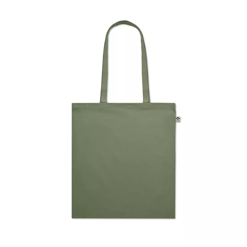 Torba na zakupy z bawełny organicznej 180 g/m² ONEL - Zielony (MO6711-09)