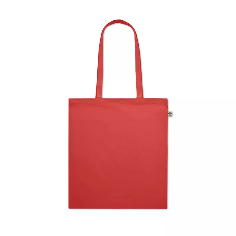 Torba na zakupy z bawełny organicznej 180 g/m² ONEL - Czerwony (MO6711-05)