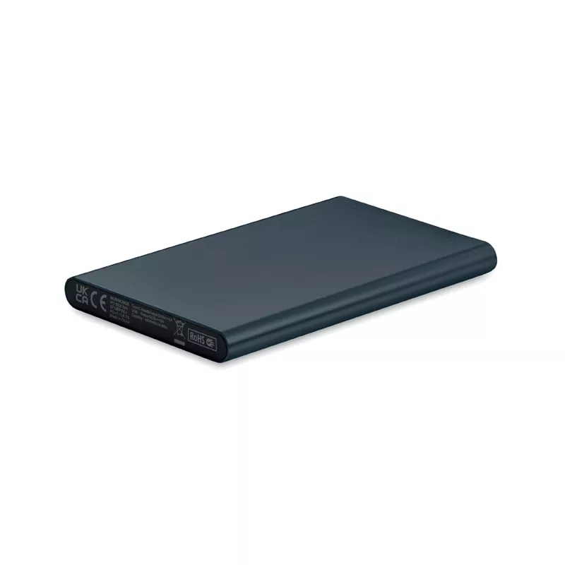 Powerbank płaski 4000 mAh aluminiowy POWERFLAT C - Francuski Granat (MO6825-85)
