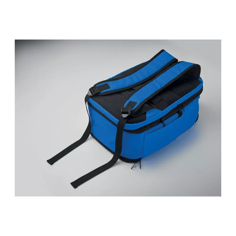 Plecak kabinowy z RPET na laptop 15" FLYSAFE - Niebieski (MO2840-37)