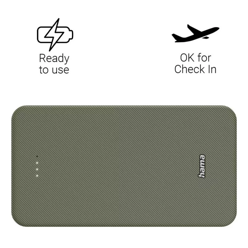 Power bank 20000 mAh Hama Power Pack - zielony (VH024-06)
