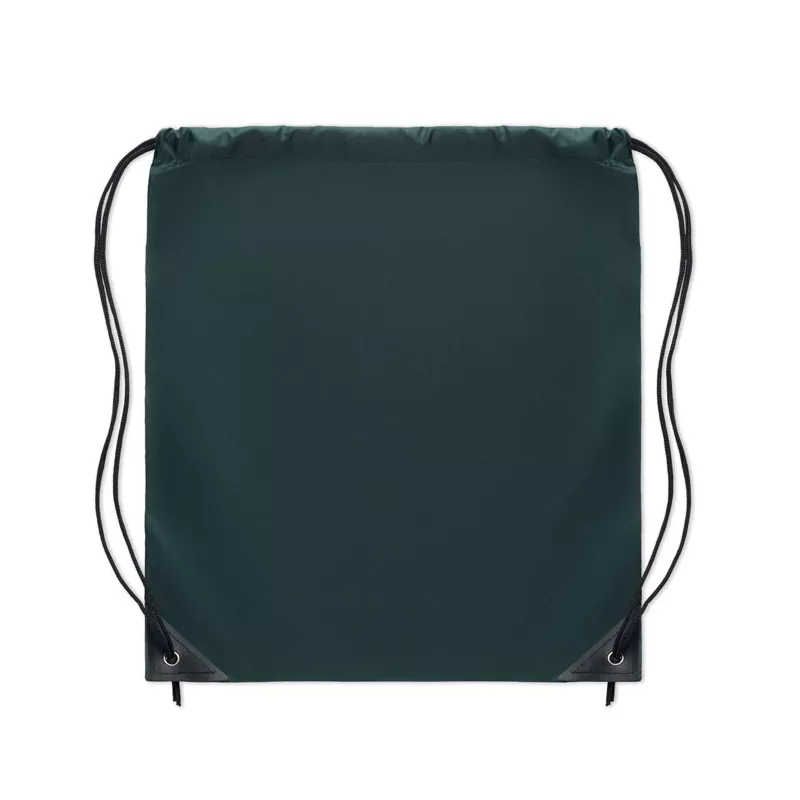 Worek ze sznurkiem z poliestru 190T SHOOP - Ciemnozielony (MO7208-60)