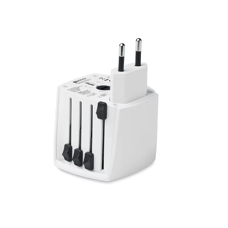 Adapter podróżny 2-biegunowy Skross MUV MICRO - Bialy (MO8841-06)
