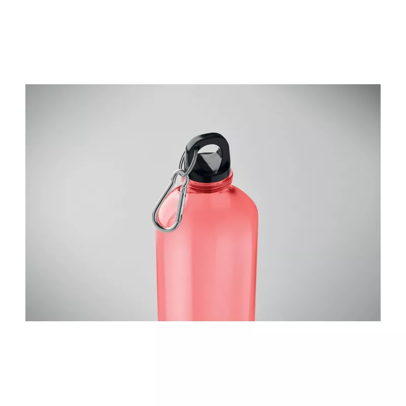 Butelka z RPET z karabińczykiem 750 ml MOSS RE750 - Przezroczysty Czerwony (MO2804-25)