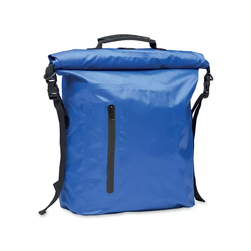 Plecak wodoodporny rolltop z RPET 25 l SCUBAROLL - Niebieski (MO2181-37)