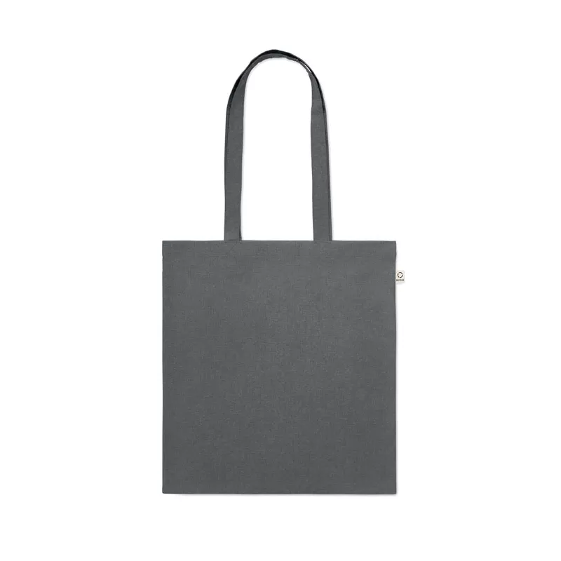 Torba z bawełny z recyklingu 140 g/m² VIVEKA COLOUR - Kamienny Szary (MO2302-15)