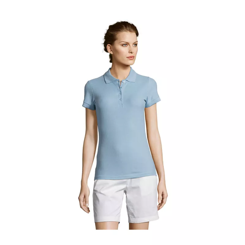 Koszulka polo damska piqué 210 g/m² Sol's PEOPLE - Sky Blue Pique (S11310-SP)