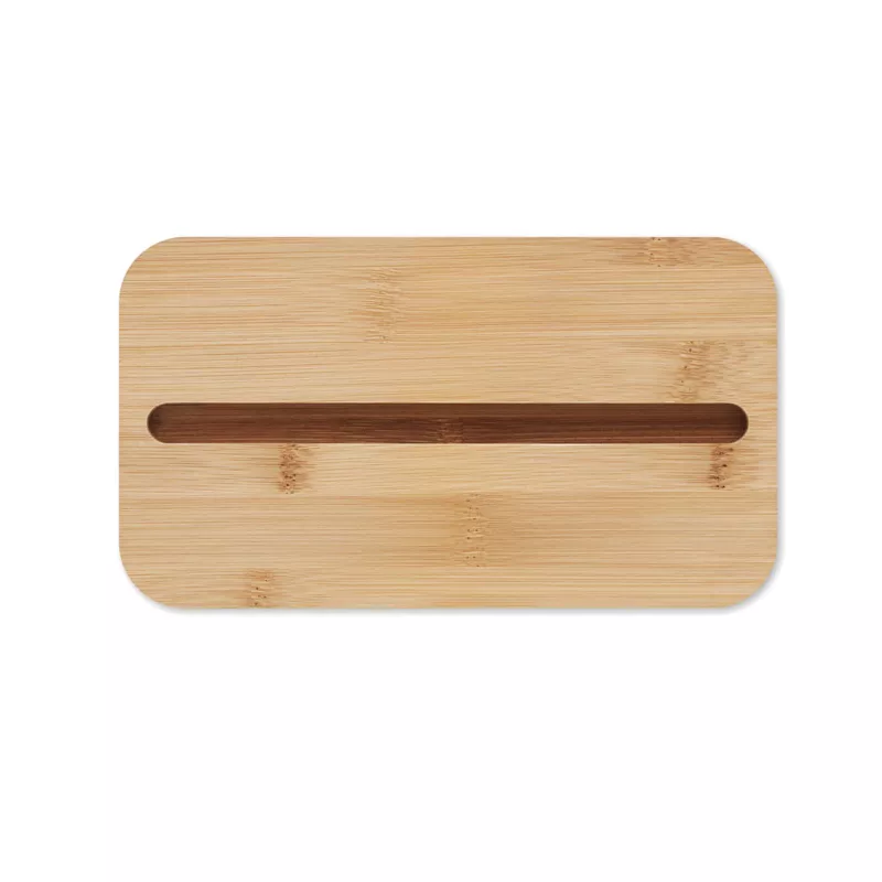 Lunchbox dwupoziomowy 2x400 ml ze sztućcami WINT - Miętowy Zielony (MO2088-77)