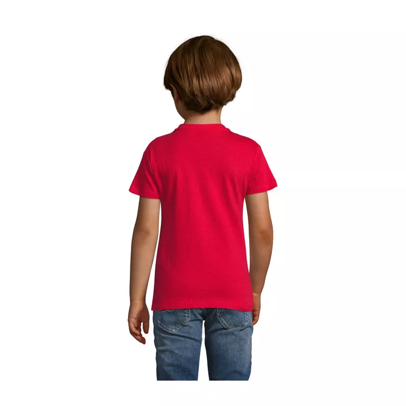 Koszulka dziecięca 150 g/m² Sol's REGENT FIT KIDS - Czerwony (S01183-RD)