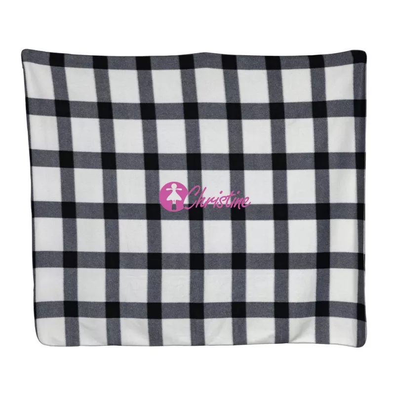 Koc polarowy 127 x 152 cm 180 g/m² - biały (P459.053)