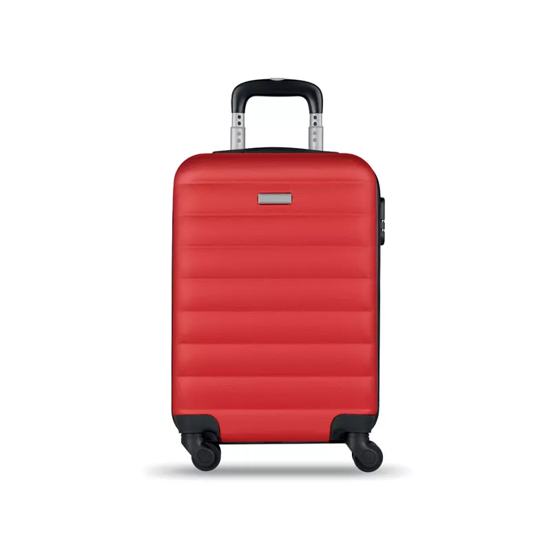 Walizka twarda 20" z ABS na 4 kółkach BUDAPEST - Czerwony (MO9178-05)