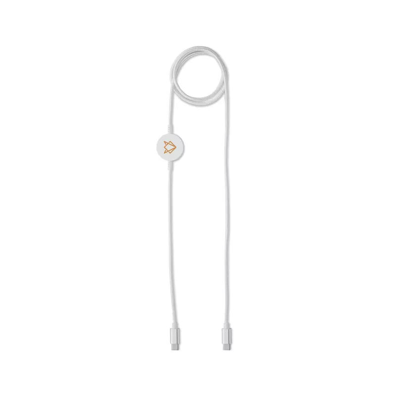 Kabel USB-C 60W z ładowarką do smartwatcha ARGER - Bialy (MO3151-06)