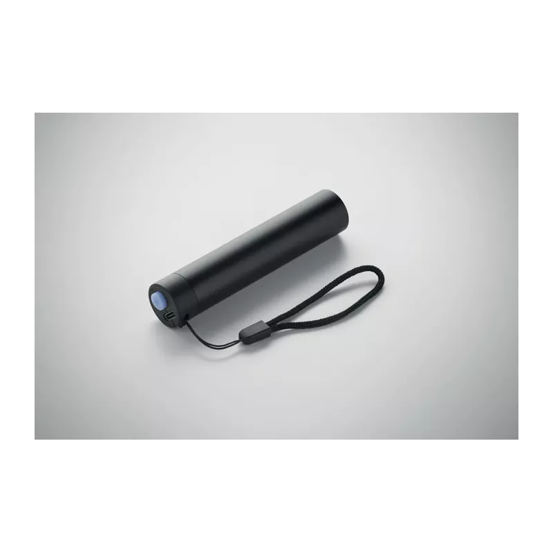 Latarka aluminiowa akumulatorowa 110 lm LUME - Czarny (MO2786-03)