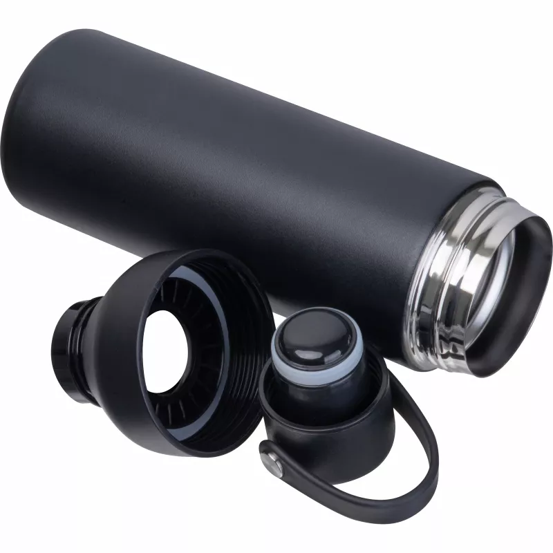 Butelka termiczna 480 ml GUIDO - czarny (8539603)