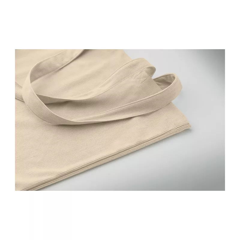 Torba sztruksowa z długimi uchwytami 220 g/m² CORDY B - Bezowy (MO2874-13)