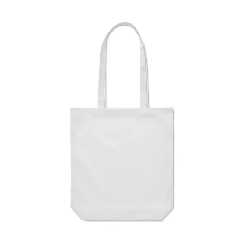 Torba bawełniana na zakupy 270 g/m² RASSA COLOURED - Bialy (MO6442-06)