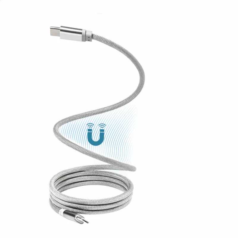 Magsle magnetický 60W kabel USB-C - srebrny (AP864152-21)