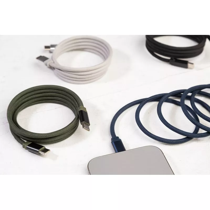 Magsle magnetický 60W kabel USB-C - srebrny (AP864152-21)