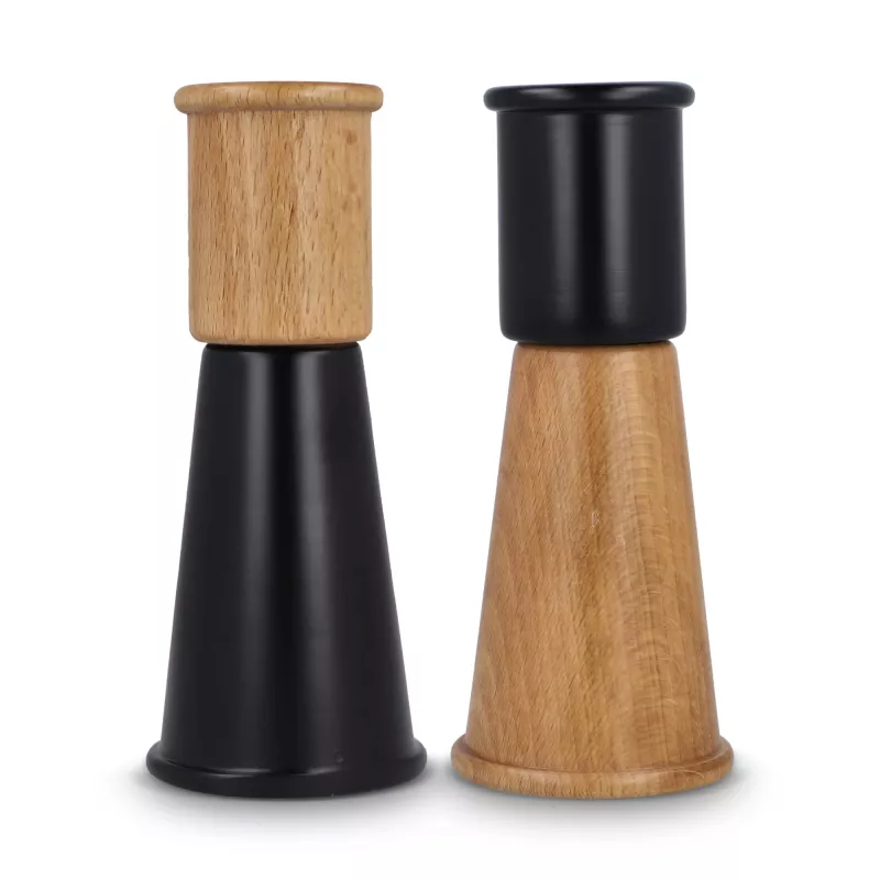 Sagaform Gurken – zestaw młynków do soli i pieprzu, 15 cm (mały) - czarny (LT52260-N0002)