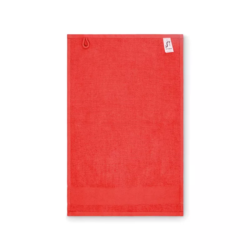 Ręcznik bawełniany 380 g/m² 30x50 cm ISLAND 30 - Czerwony (MO2764-05)