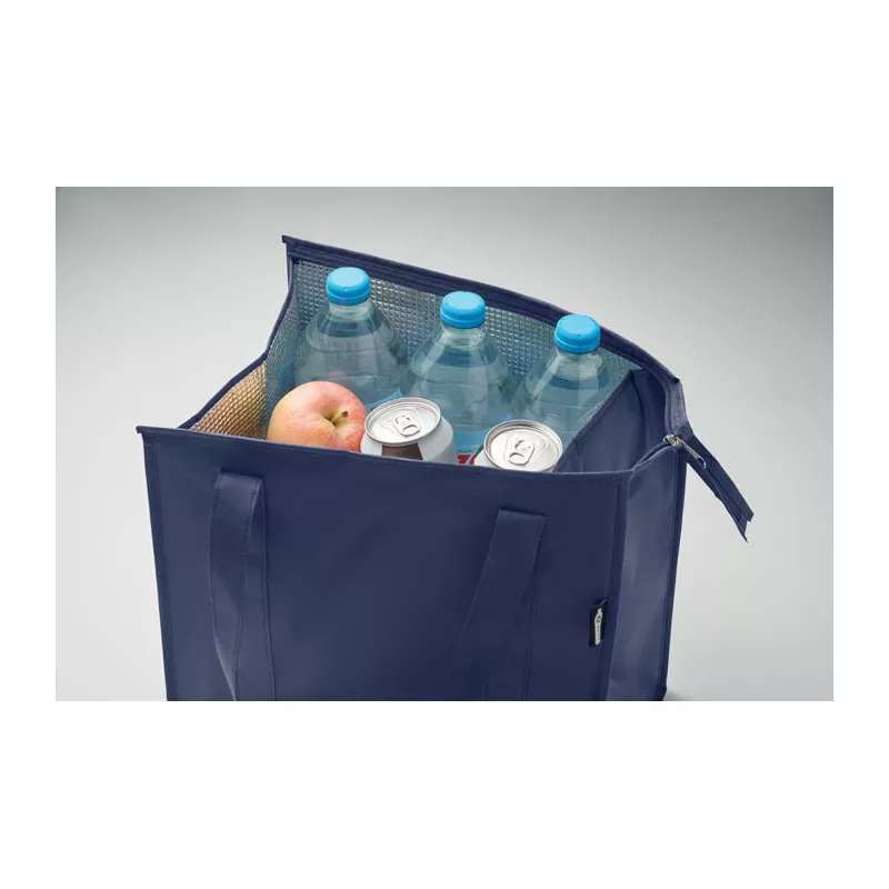 Torba chłodząca z włókniny RPET 25 l 80 g/m² WOOLER - Niebieski (MO2492-04)
