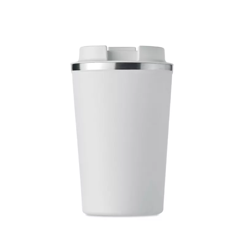 Kubek termiczny ze stali 350 ml BRACE - Bialy (MO6276-06)