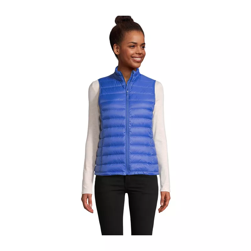 Kamizelka puchowa damska Sol's WILSON BW WOMEN - Niebieski (S02890-RB)